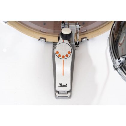 Pearl Export EXX725BR/C21 Standard Smokey Chrome Batteria Acustica con 3 Piatti Sabian SBR