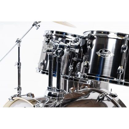 Pearl Export EXX725BR/C21 Standard Smokey Chrome Batteria Acustica con 3 Piatti Sabian SBR