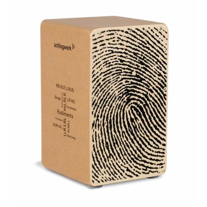 SCHLAGWERK CP82 Cajon Fingerprint (Taglia L) in betulla