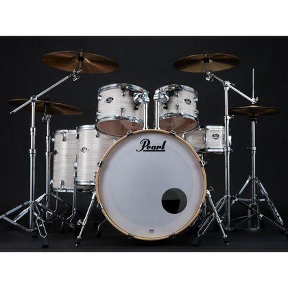 Pearl Export  EXX725SBR/C777 Slipstream White Batteria acustica con 3 piatti Sabian SBR