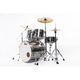 Pearl Export EXX725BR/C21 Standard Smokey Chrome Batteria Acustica con 3 Piatti Sabian SBR