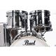 Pearl Export EXX725BR/C21 Standard Smokey Chrome Batteria Acustica con 3 Piatti Sabian SBR