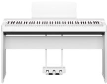 Yamaha P225 White con stand e pedaliera